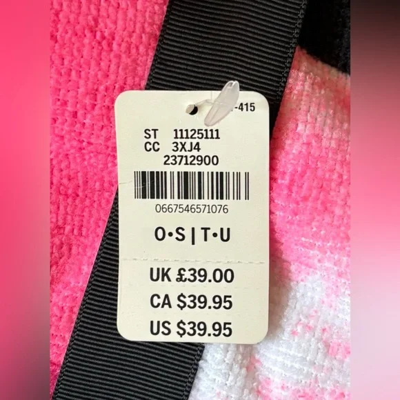 PINK Victoria’s Secret circle towel NWT - Picture 3 of 3